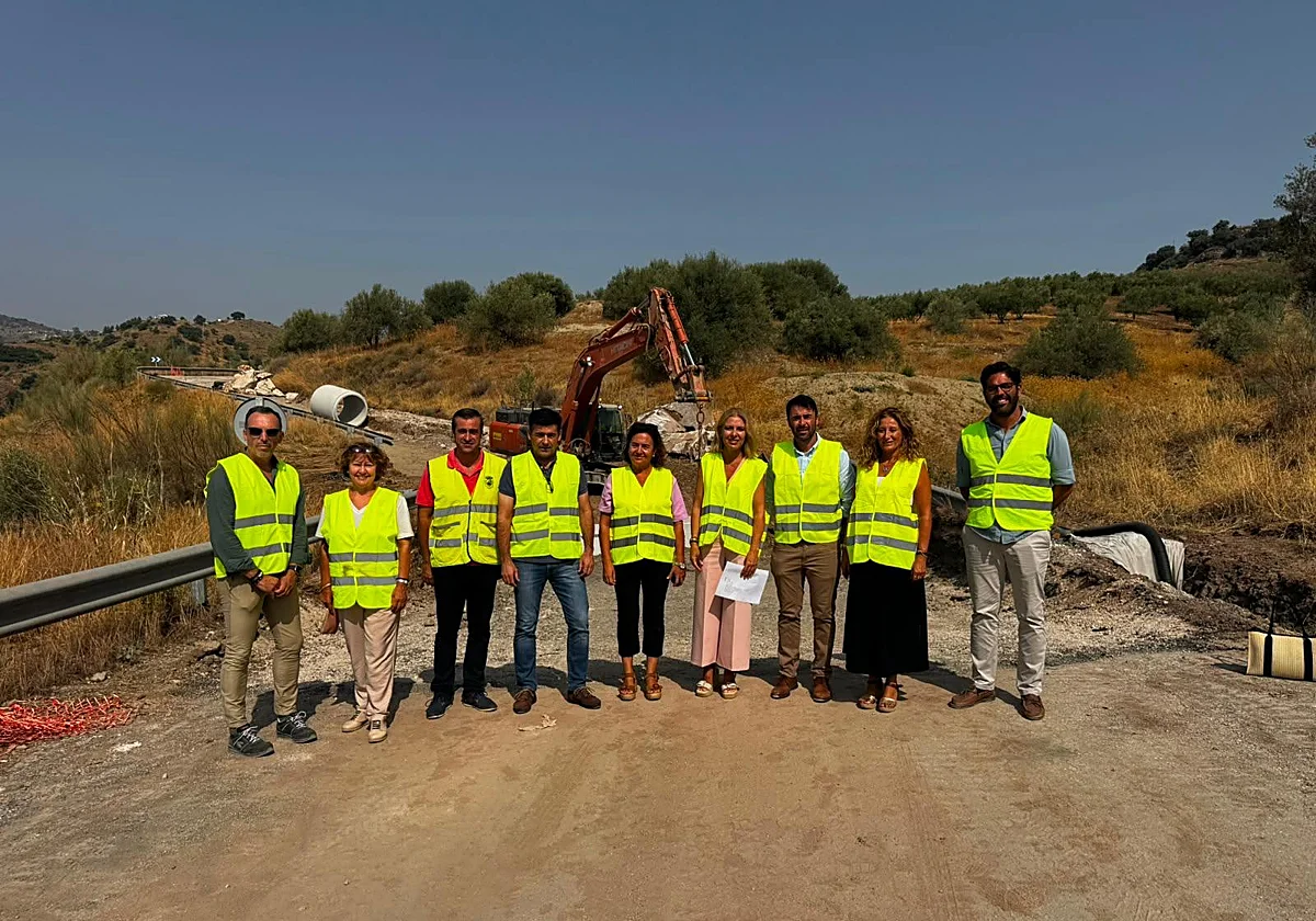 La Diputación de Málaga invierte 1,2 millones en el arreglo de la carretera entre Benamargosa y Riogordo