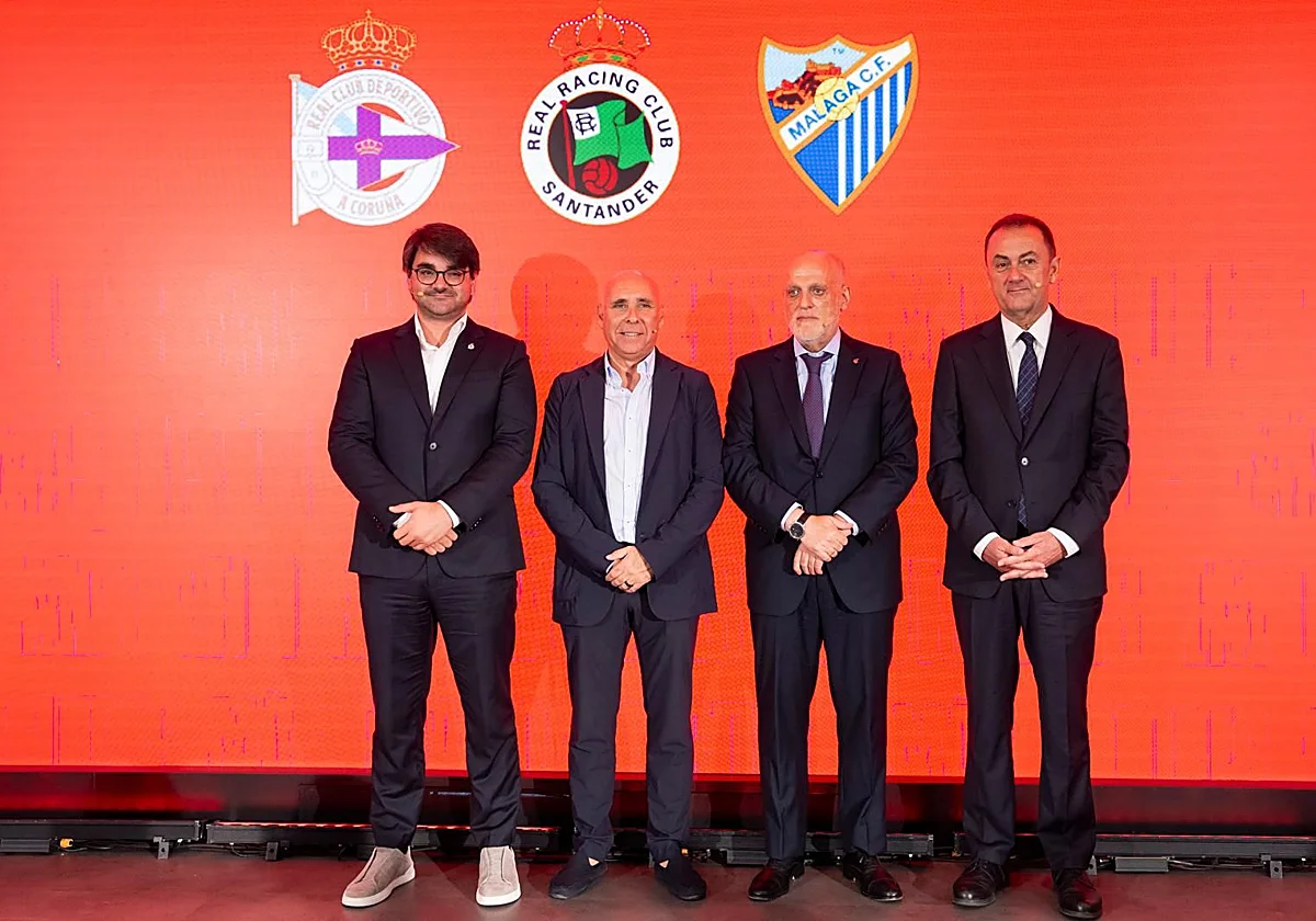 El Málaga, recibido por LaLiga en un acto para los ascendidos a Primera