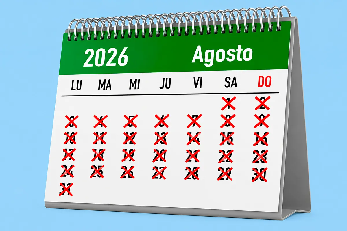 ¿Hay vacaciones fiscales en agosto?
