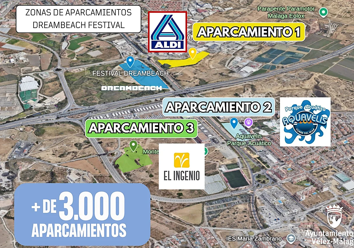 El festival Dreambeach activa un plan especial de tráfico, seguridad y movilidad en Vélez-Málaga