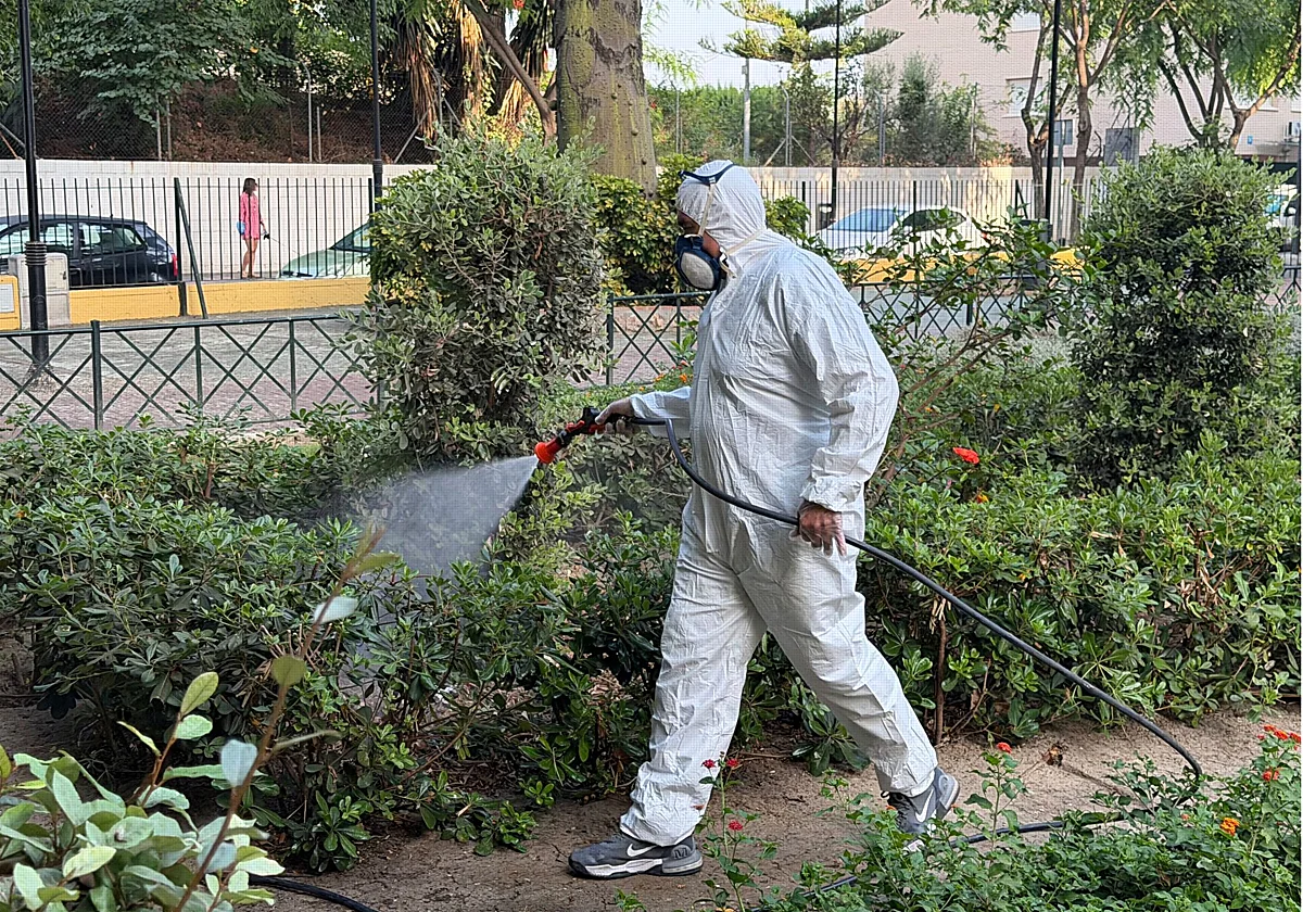 Mijas cierra y fumiga parques en su lucha contra el mosquito del virus del Nilo