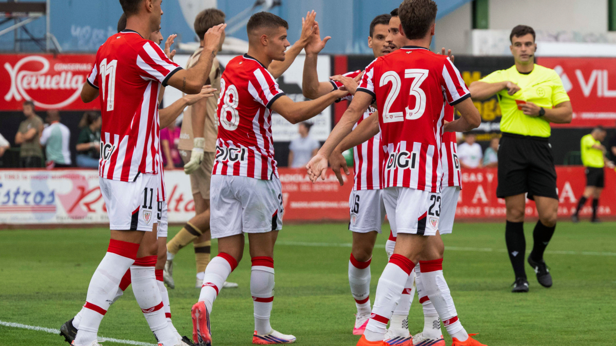 Un serio Athletic golea al Racing