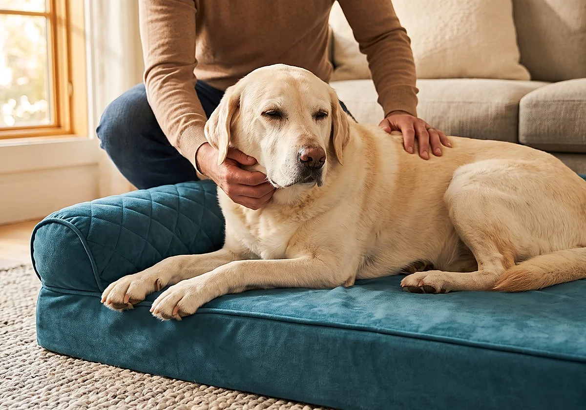 Los mejores colchones y camas ortopédicas para perros mayores que sufren de artritis