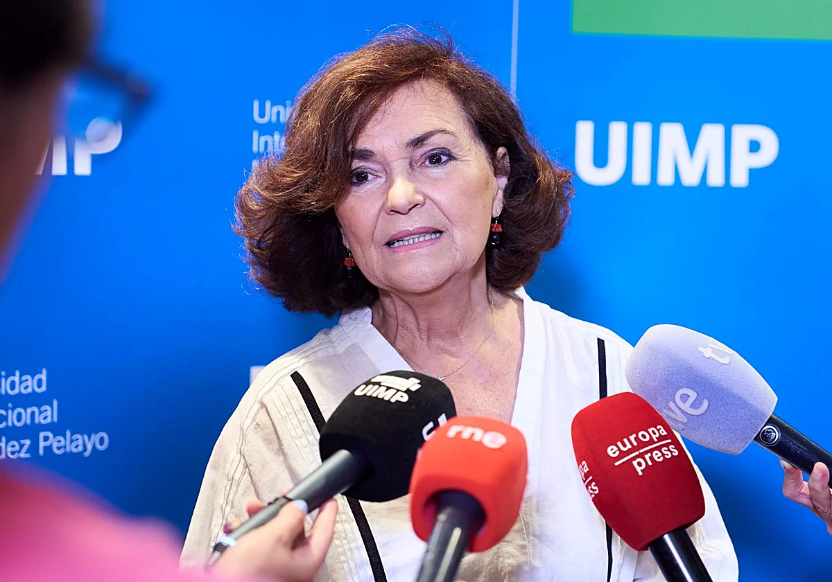 Carmen Calvo pide respetar la política exterior del Gobierno en la crisis de Ceuta