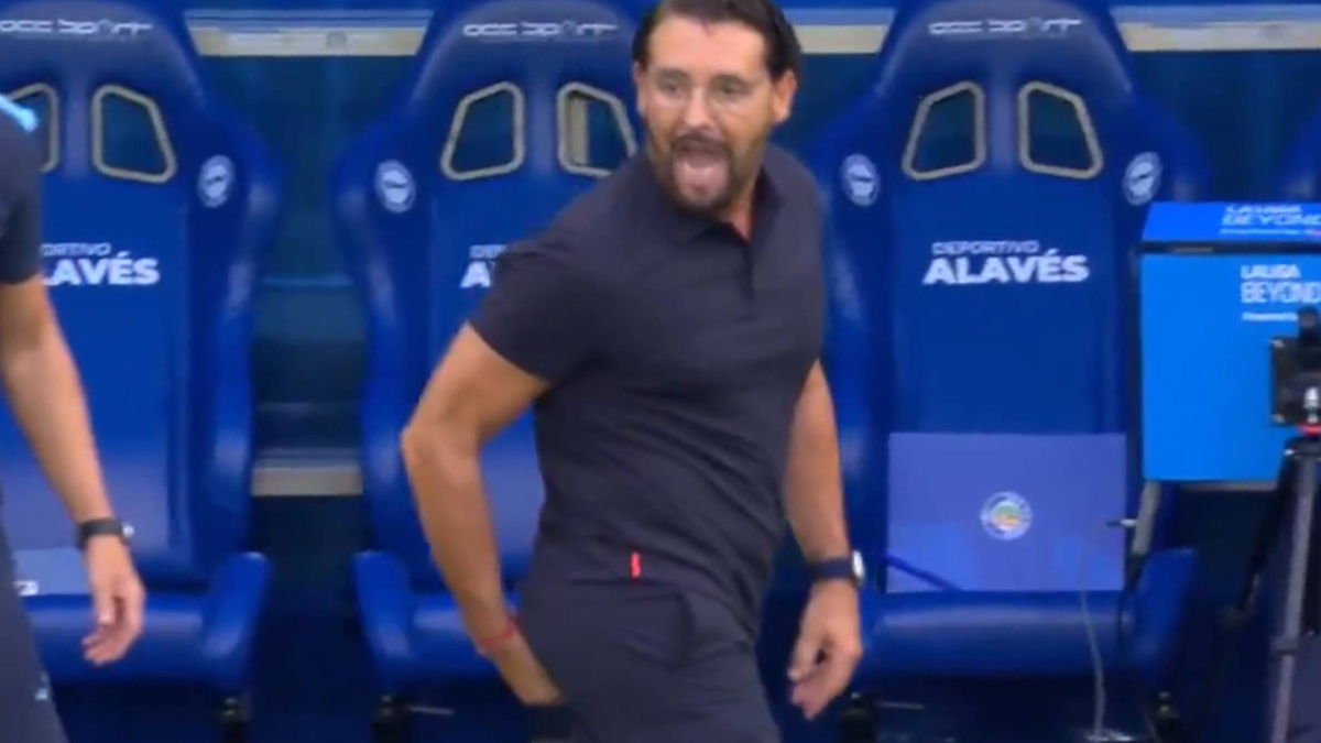 Bordalás, al árbitro: "A ellos ni una p*** tarjeta, ¡cagón!, ¡cagón!"
