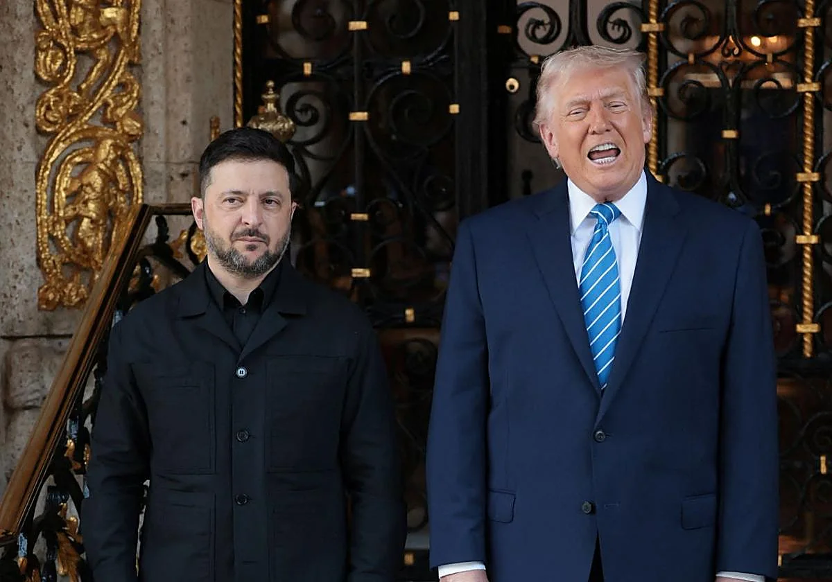 Trump inicia la reunión con Zelenski en Florida para buscar la paz en Ucrania tras hablar por teléfono con Putin