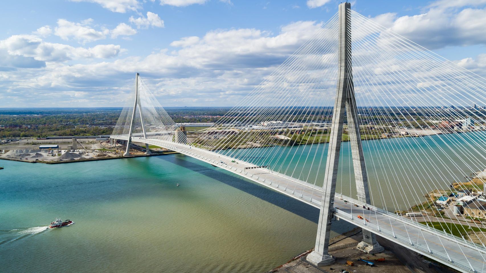 Así es el Puente Gordie Howe: la megaconstrucción de ACS entre Detroit y Windsor que une EEUU y Canadá