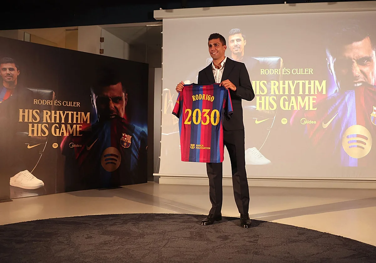 El Barça ficha a Rodri, el GPS que necesitaba el Madrid