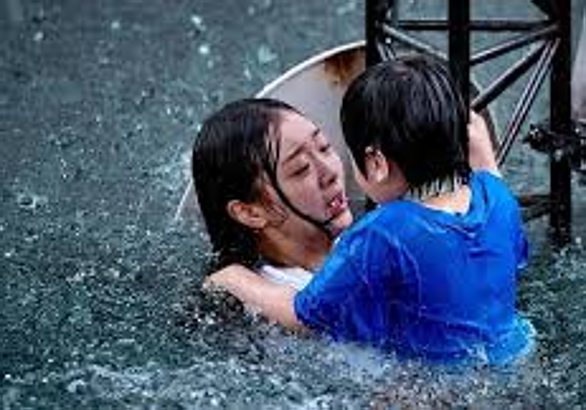 Con el agua en los talones