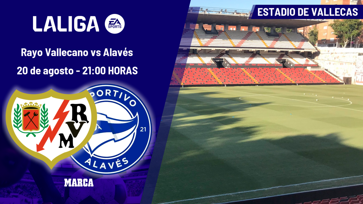 Dónde ver en TV el Rayo Vallecano - Alavés de LaLiga EA Sports