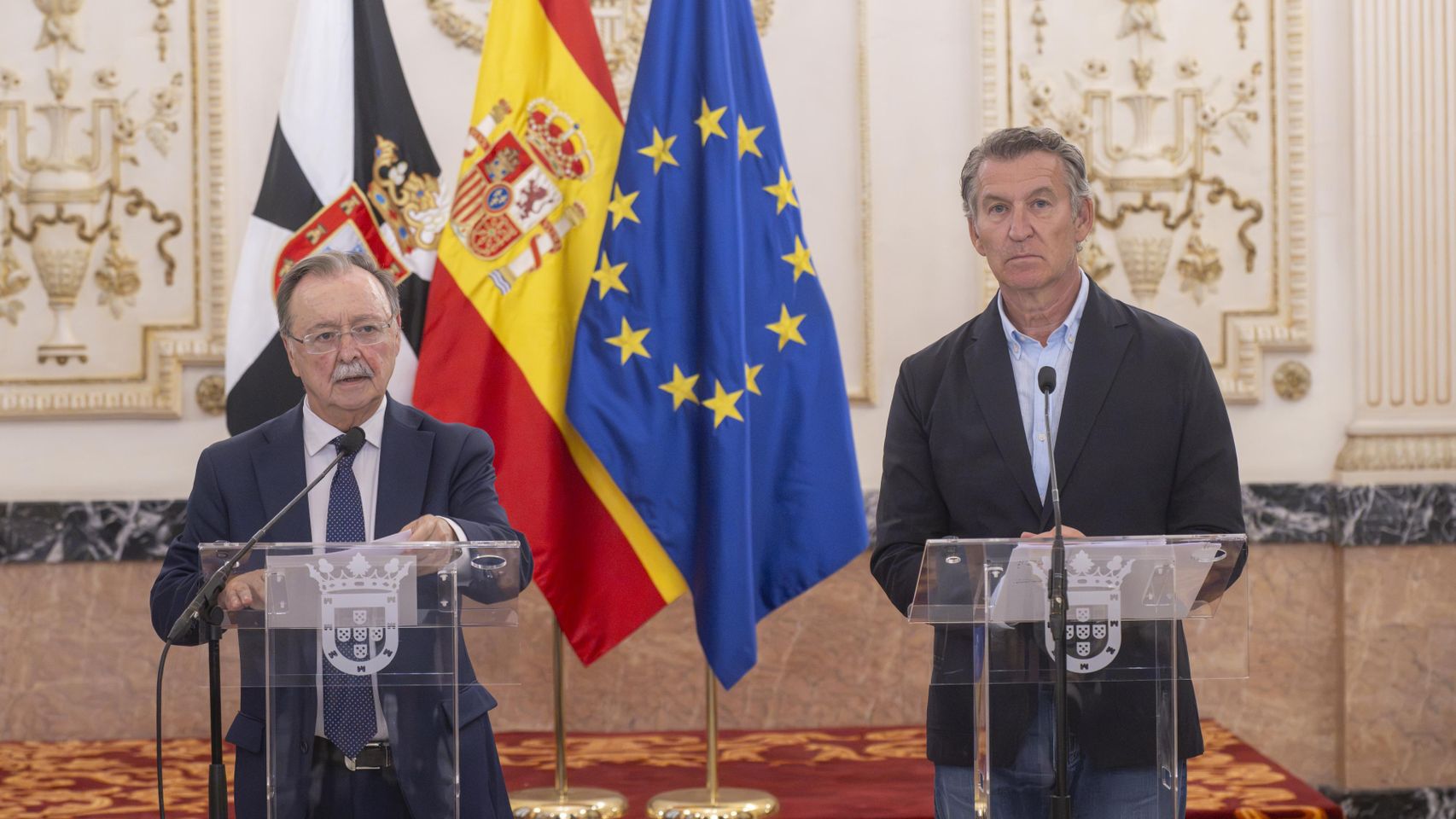Feijóo, en Ceuta: "El Gobierno actúa con más dureza con los que sufren la invasión que con los que la han ocasionado"