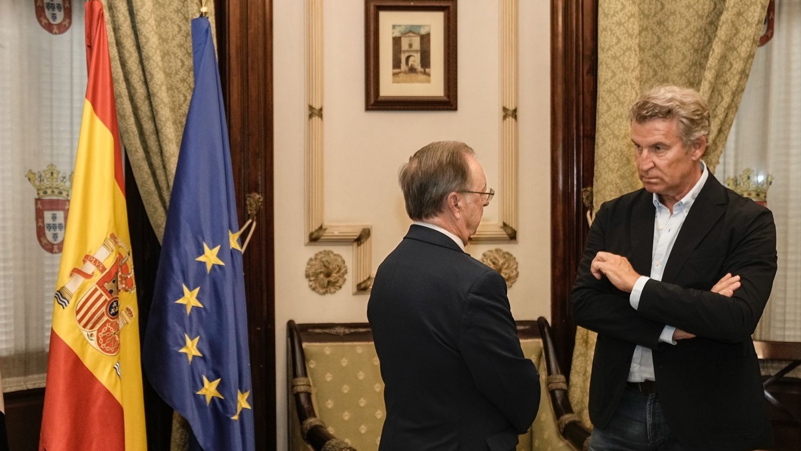 Feijóo promete acabar con las cesiones "secretas" de Sánchez a Rabat y alargar el espigón de Ceuta 45 metros en el mar