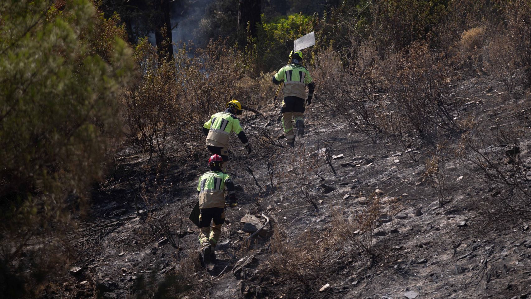 Controlado el incendio de Niebla tras dos semanas de lucha contra el fuego y más de 33.000 hectáreas quemadas