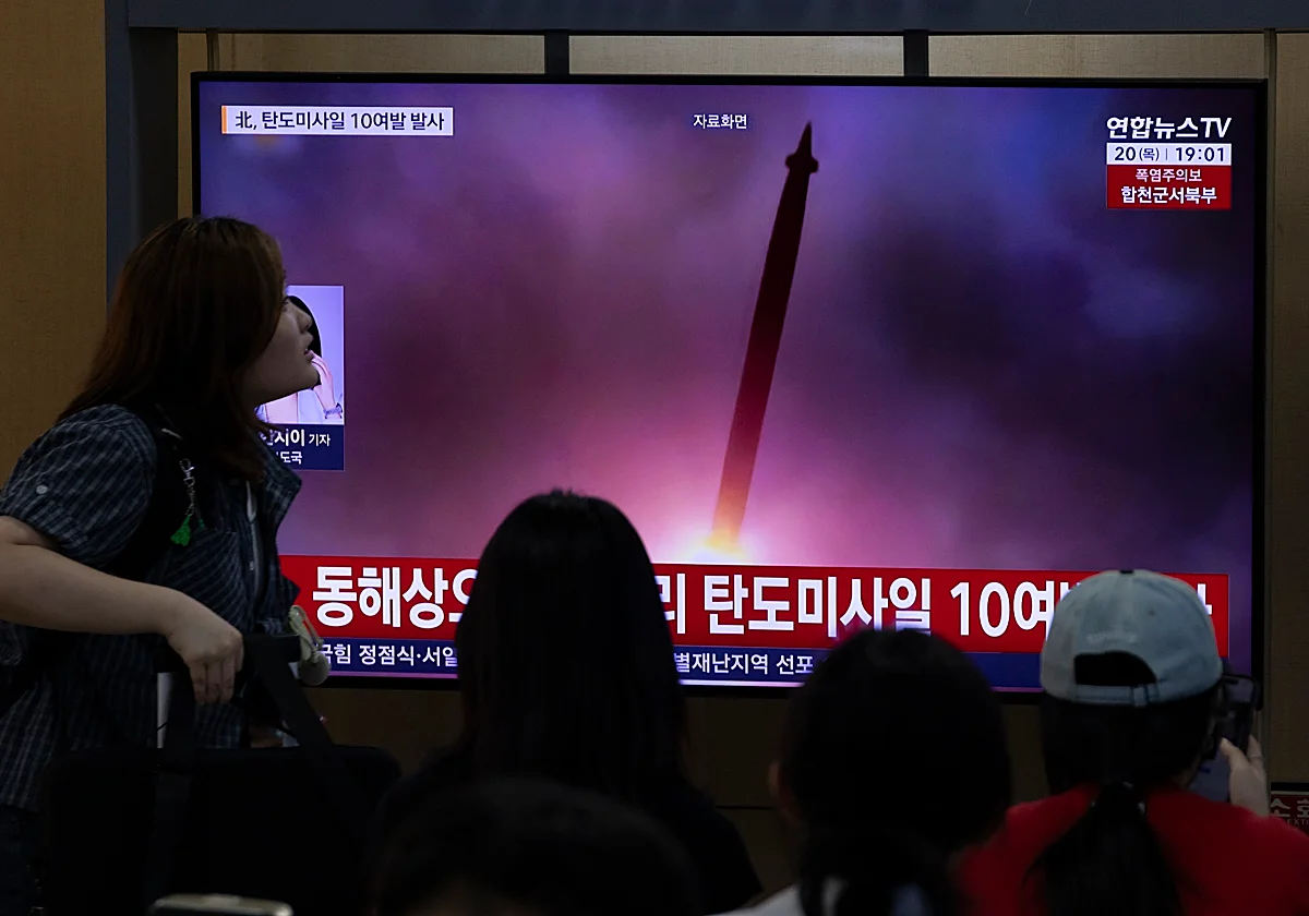 Corea del Norte responde a las maniobras del Sur con el lanzamiento de misiles
