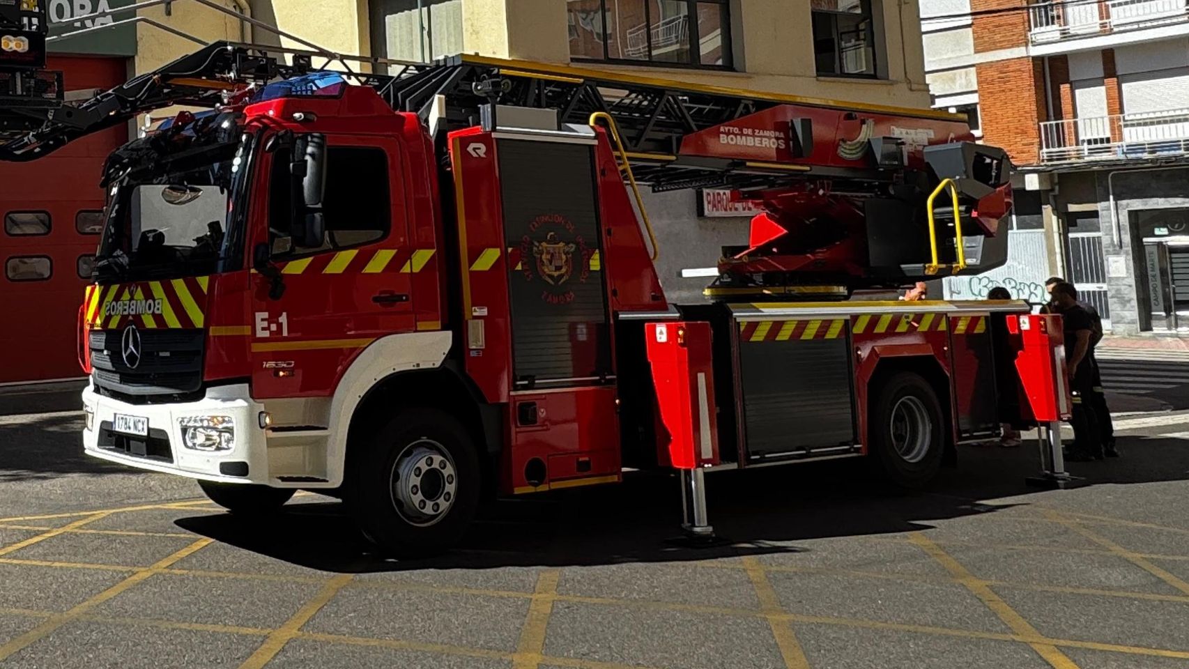 Un incendio en un restaurante de Ciudad Rodrigo termina con una mujer herida