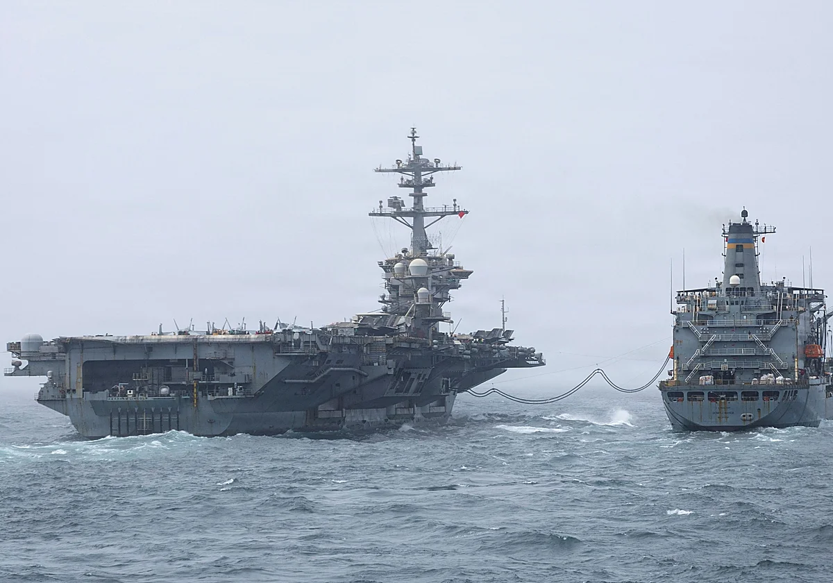 El portaaviones 'USS Abraham Lincoln' abandona Oriente Medio dejando una estela de polémica