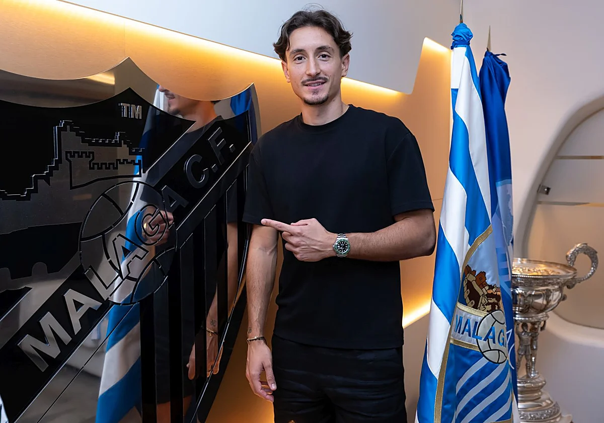 El centrocampista Pablo Martínez, nuevo jugador del Málaga