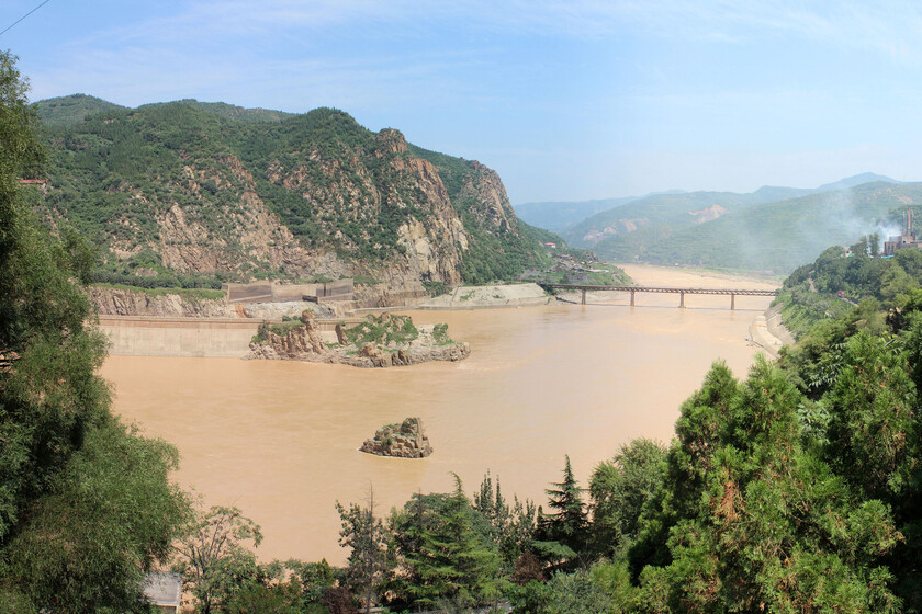 China ha plantado tantos árboles (y ha hecho tantas presas) que el Rio Amarillo está dejando de ser amarillo