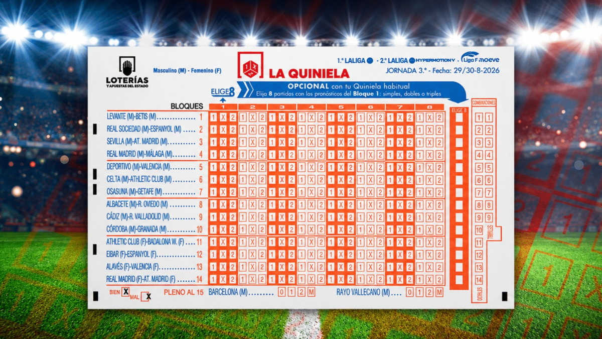 Cuatro partidos de la Primera división femenina entrarán en La Quiniela