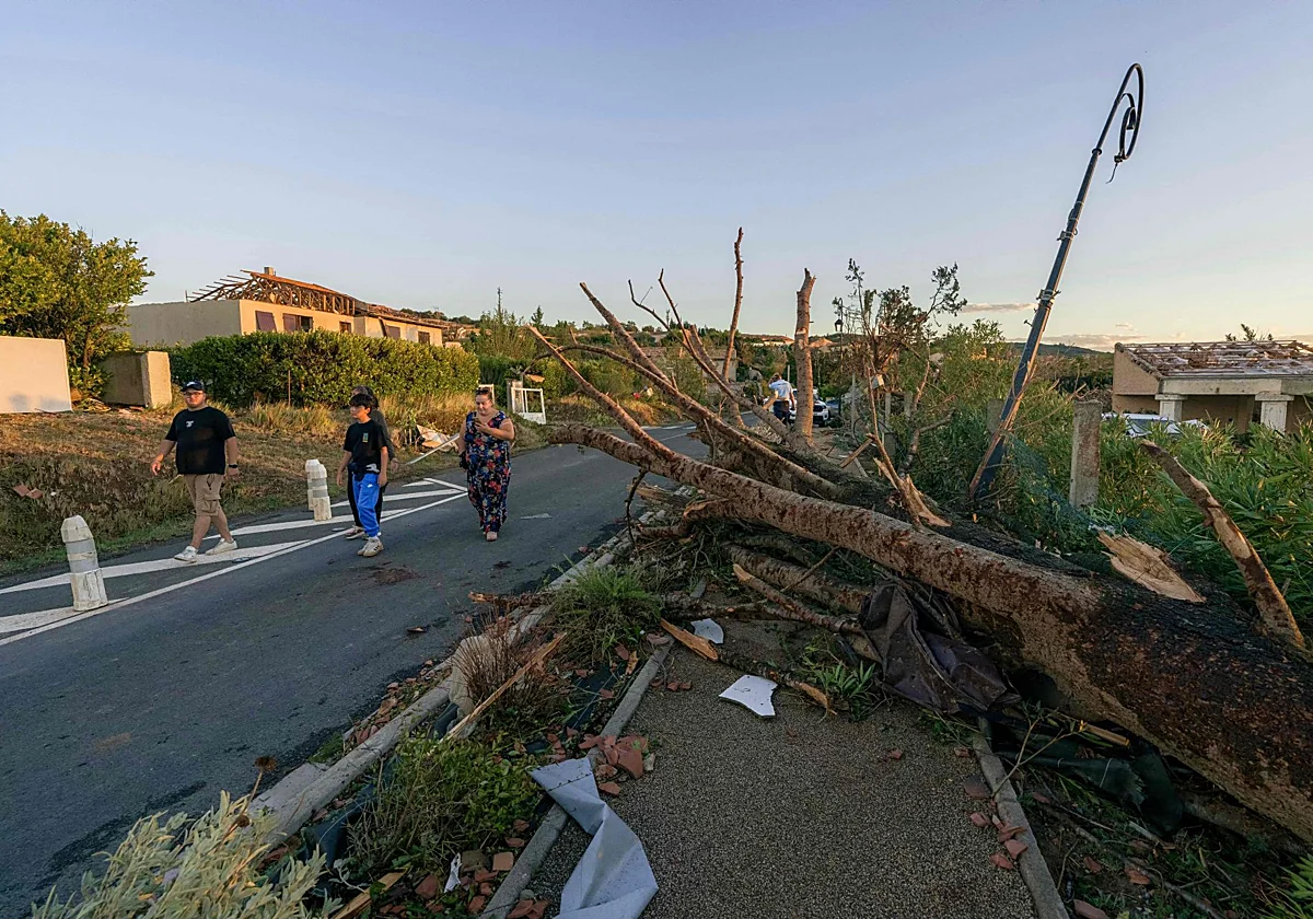 Un tornado provoca más de 40 heridos en el sur de Francia