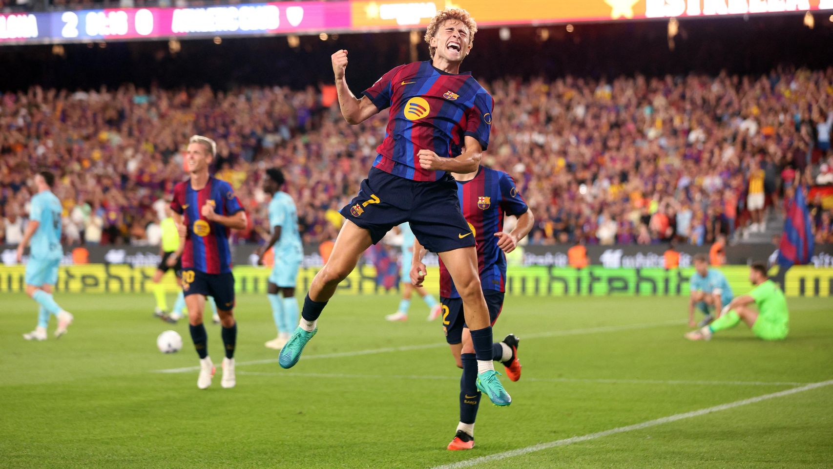 El Barça brinda a su afición una gran victoria frente al Athletic Club el día de la exaltación de la estelada y del debut de Rodri