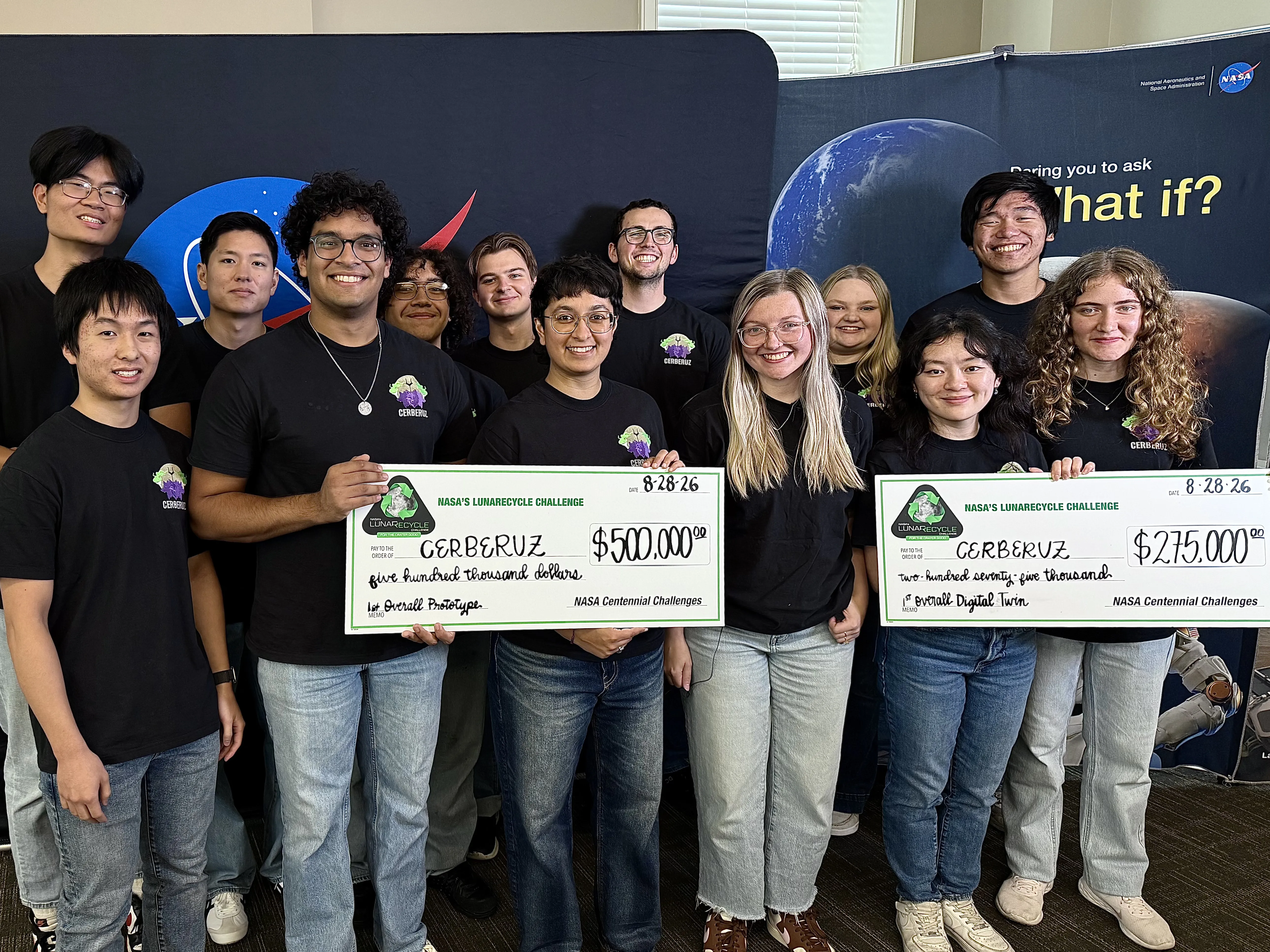 NASA Awards First Prize in Phase 2 of Agency’s LunaRecycle Challenge 
