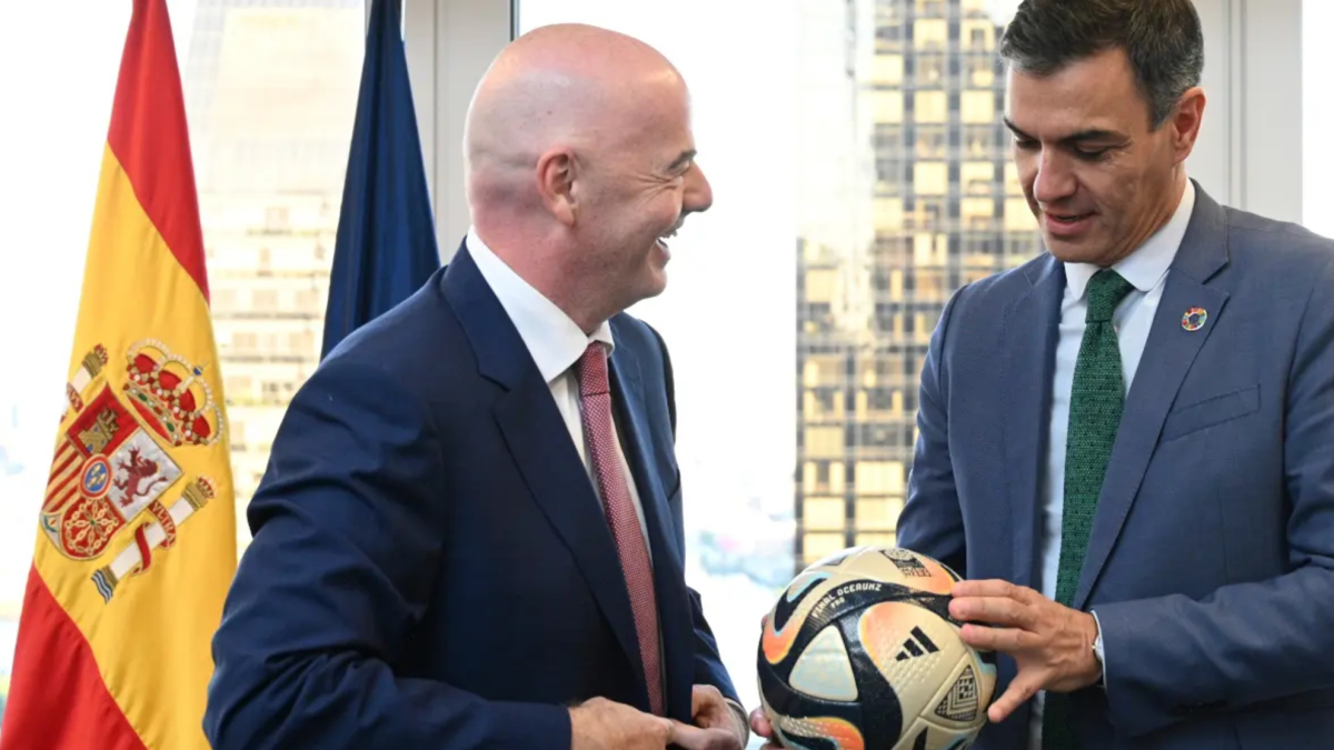 Pedro Sánchez y la final del Mundial 2030: "Vamos a trabajar para que sea en España"