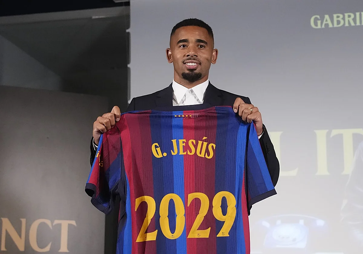 Gabriel Jesús ya es el nueve del Barça