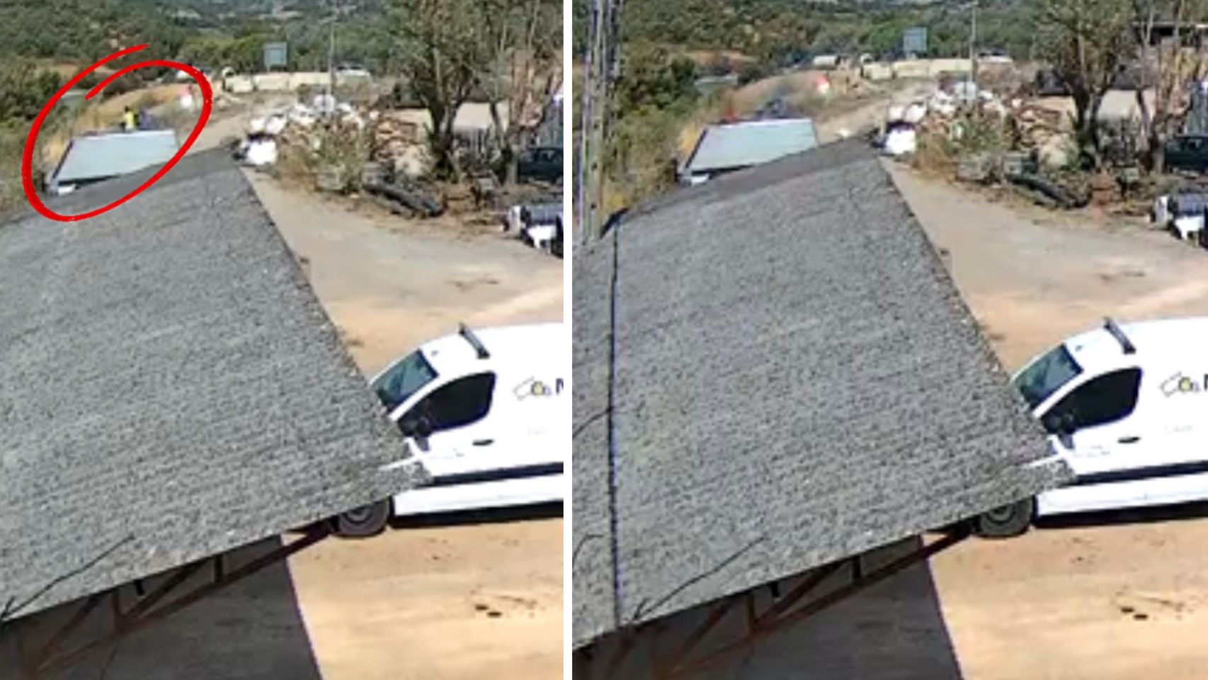 Sale a la luz el vídeo que muestra cómo el detenido por el incendio de Peñas de Riglos pudo haber originado el fuego