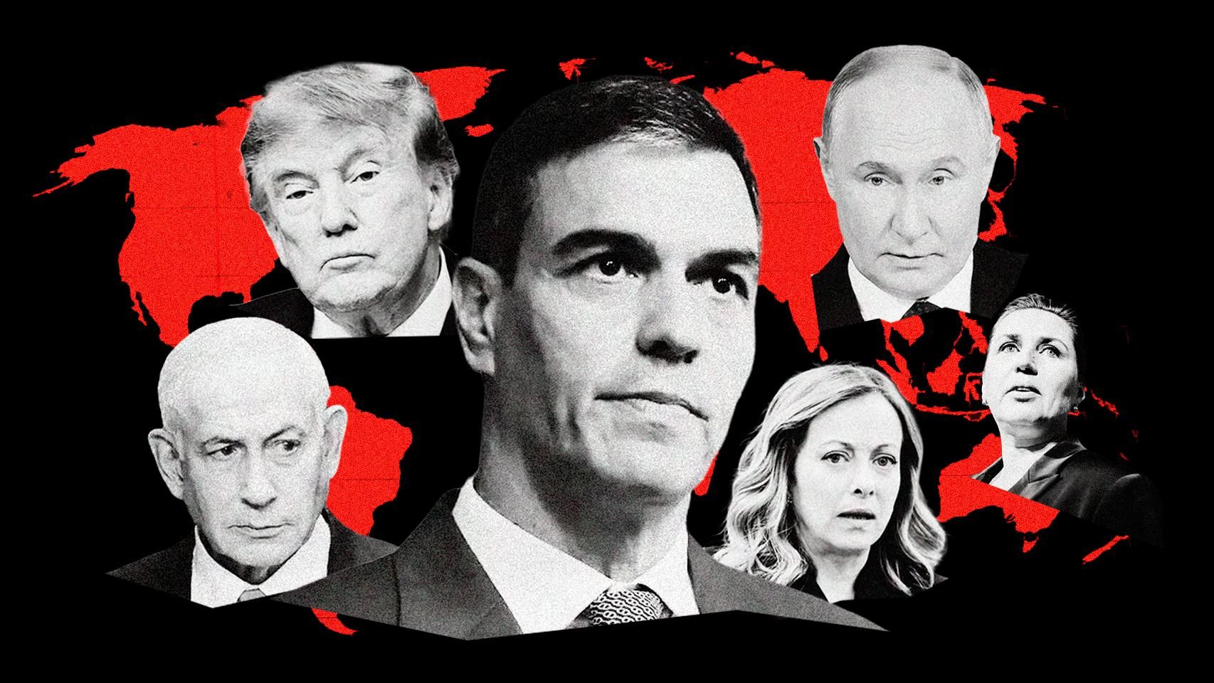 Sánchez o el arte de crearse enemigos: a la vez contra Trump y Putin, contra Italia, contra Dinamarca, Israel y Argentina