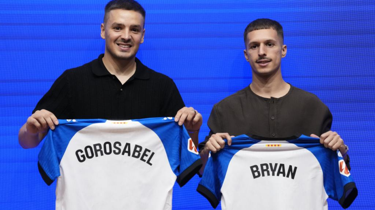 Presentados Bryan Zaragoza y Gorosabel: talento de calle y experiencia para el Espanyol