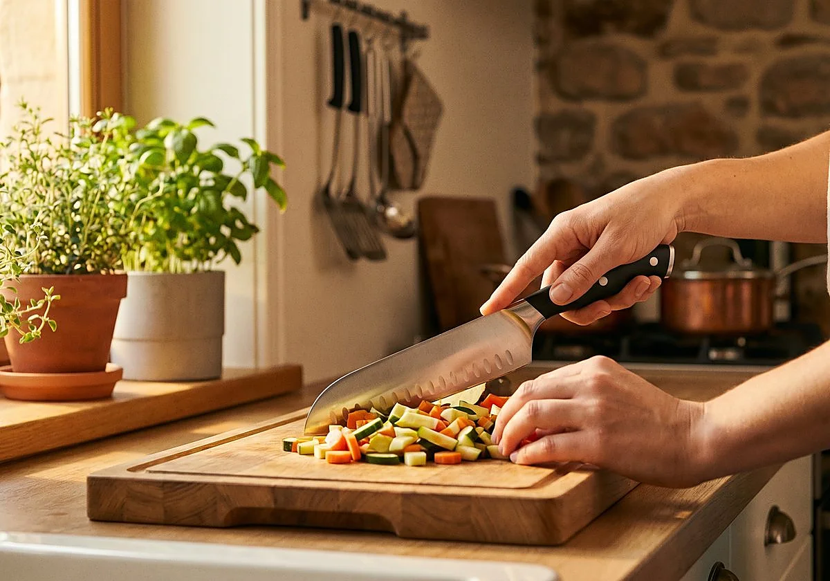 Si buscas precisión y control en la cocina, prueba estos cuchillos japoneses