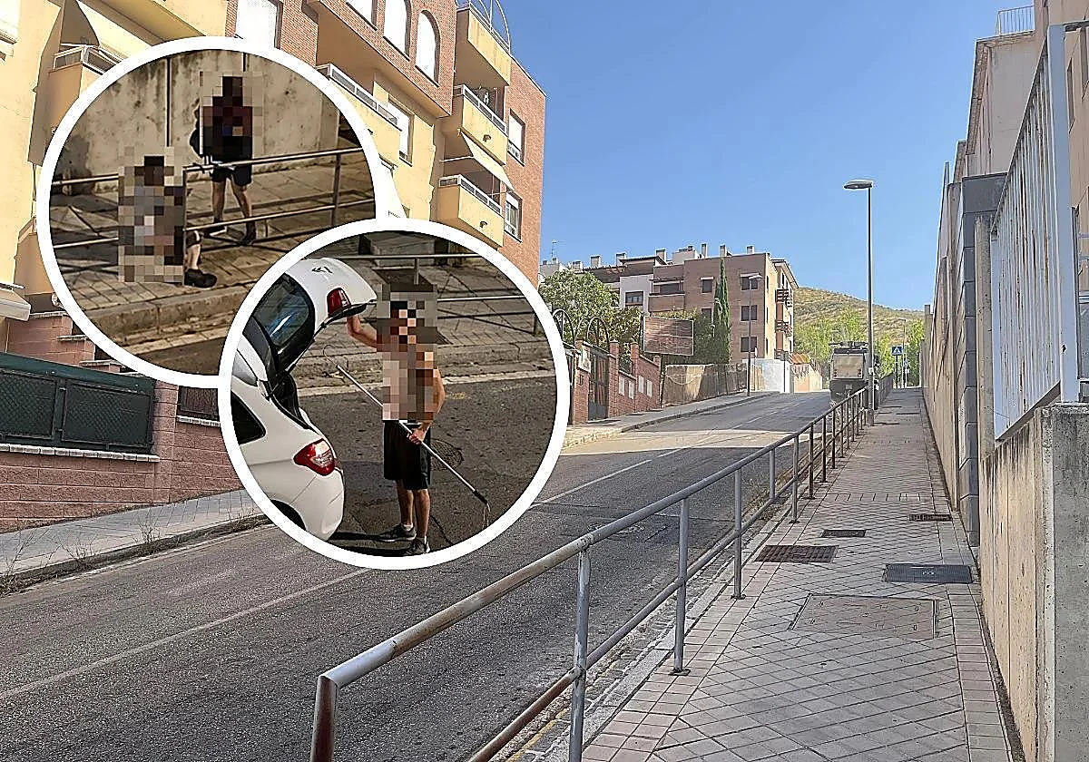 Un joven acaba con un gancho atravesado en el brazo y atado a una barandilla tras una agresión en Granada