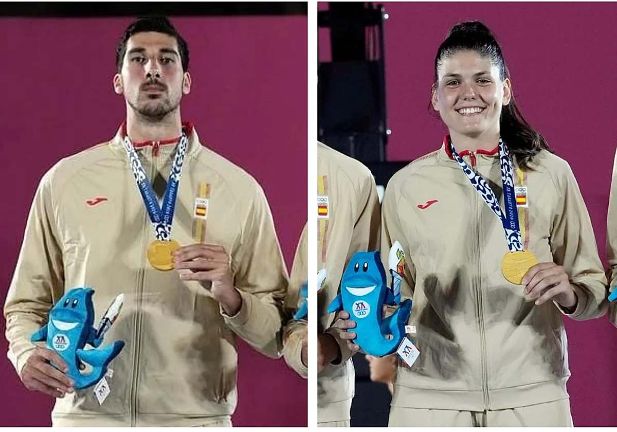 Rubén Salas y Elena Moreno se bañan en oro en los Juegos del Mediterráneo de Taranto