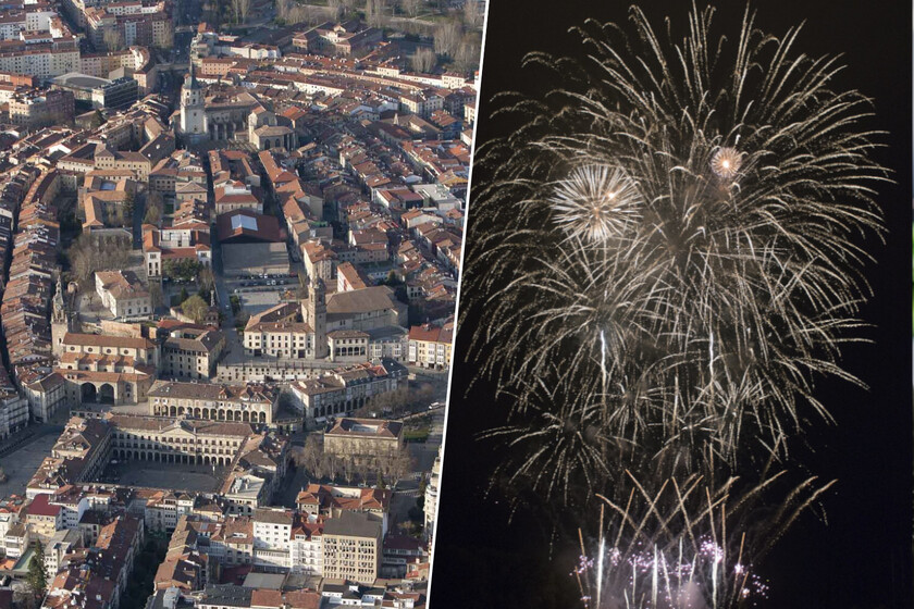 Si la pregunta es si deben prohibirse los fuegos artificiales en Nochevieja, Vitoria tiene la respuesta: una tregua de 15 minutos