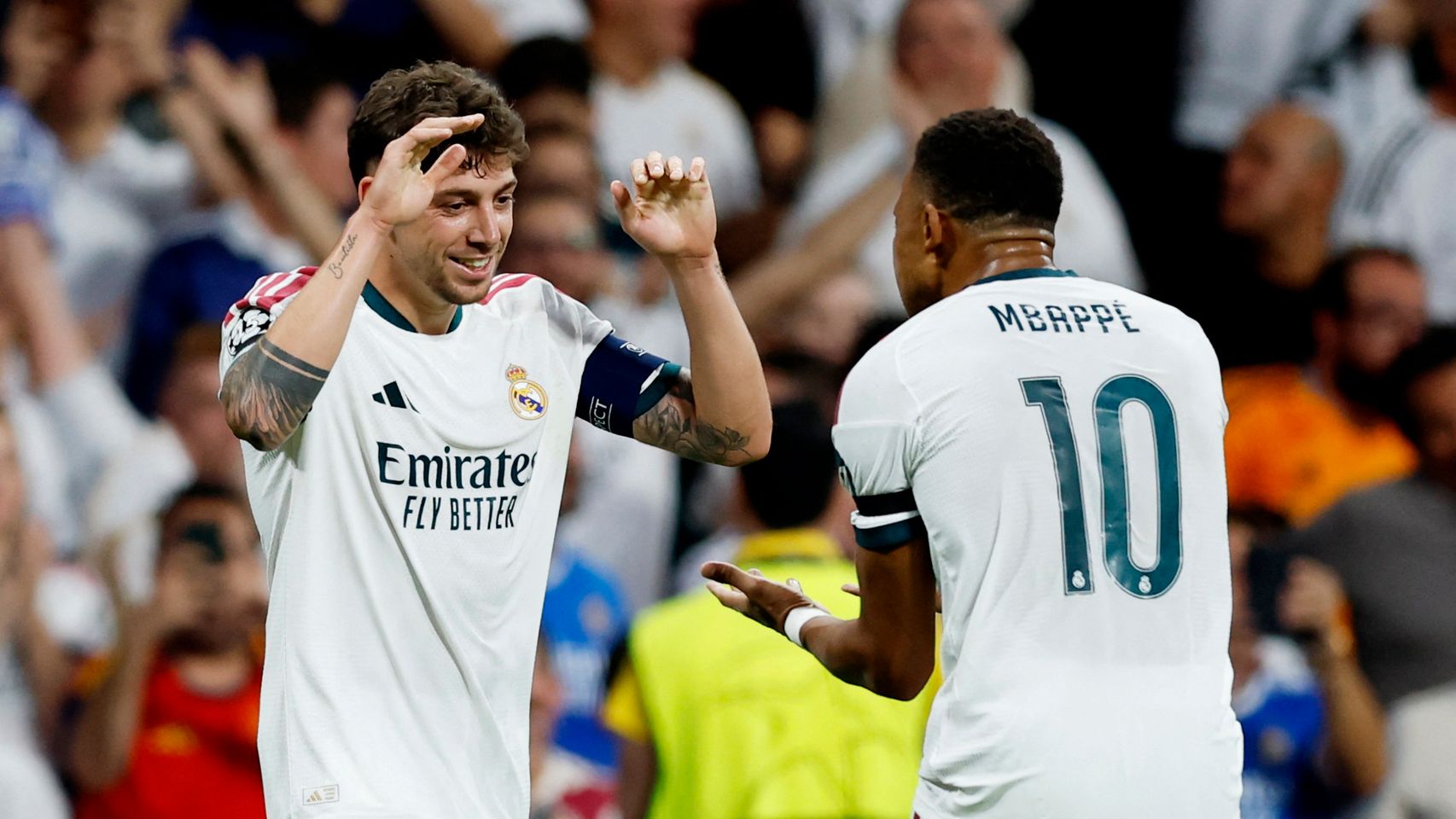 Real Madrid - Inter, fútbol hoy | Goles de Mbappé y Valverde y resultado en directo del partido de Champions League, en vivo