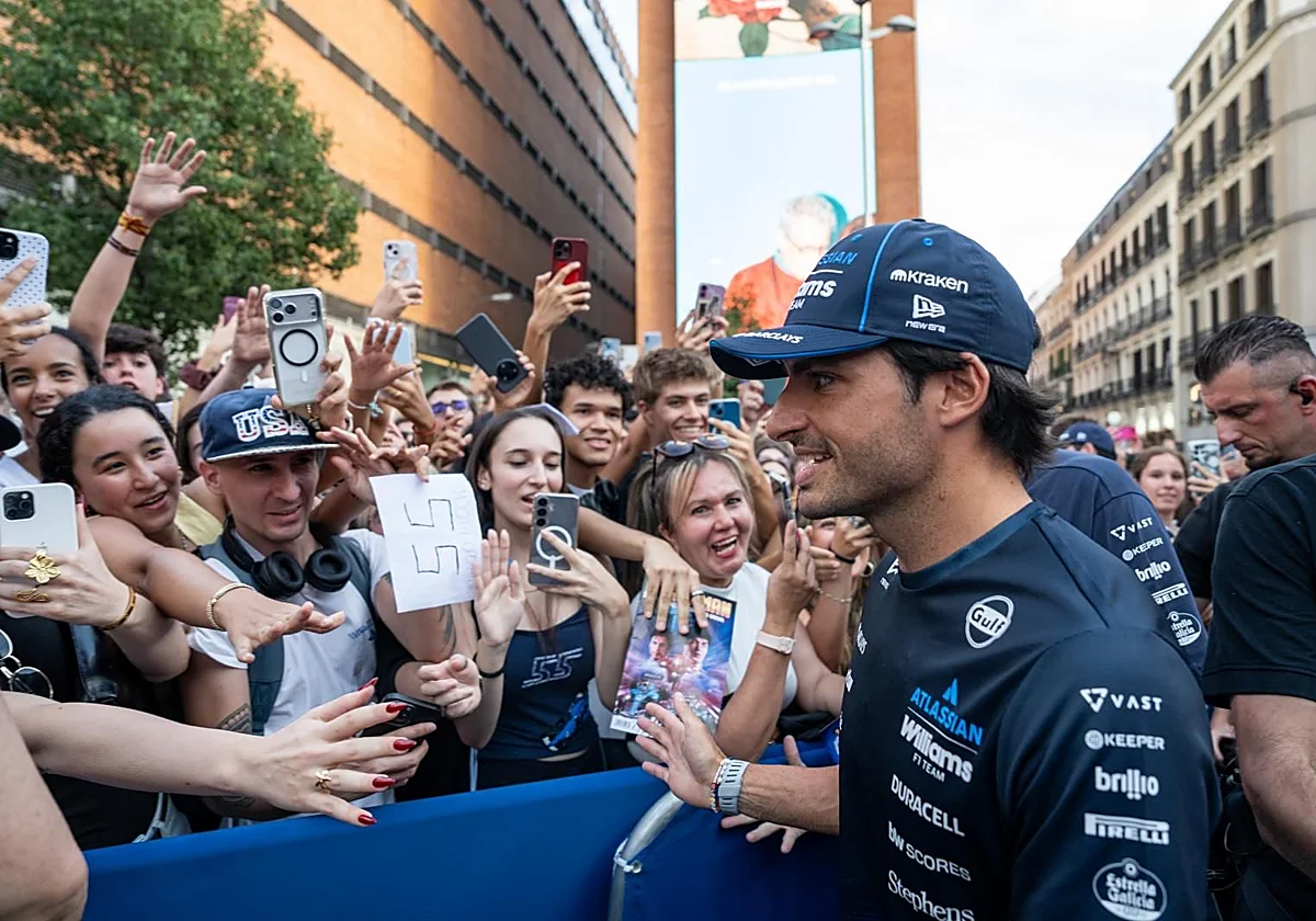 Carlos Sainz, profeta en Madrid: «Con 10 años jamás lo habría pensado»