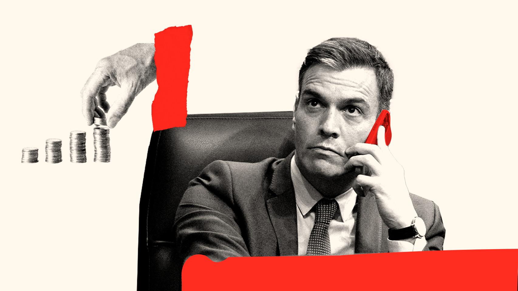 Sánchez alcanza este 1 de enero las 100 subidas de impuestos y cotizaciones desde que es presidente del Gobierno