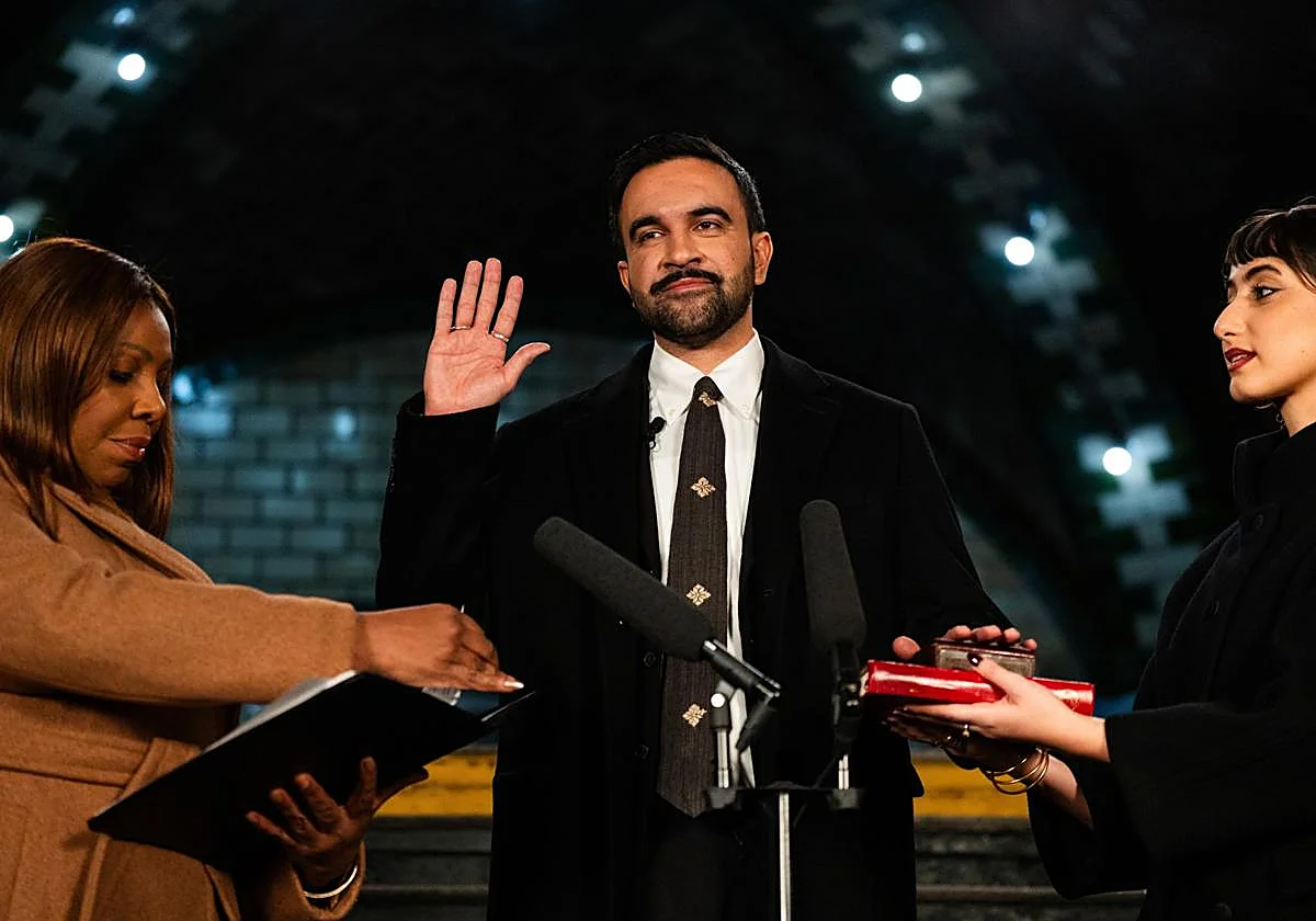 Mamdani jura como alcalde de Nueva York con el reto de abaratar la vida en la ciudad