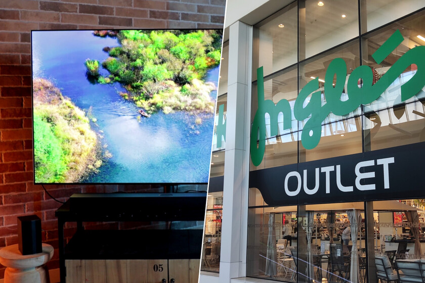 Liquidación de televisores en el outlet online de El Corte Inglés con modelos Samsung, LG y Sony