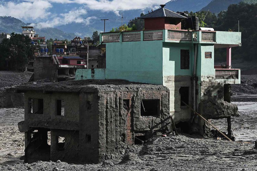 Nepal tiene una nueva atracción en Google Maps. La casa verde que sobrevivió a la riada cuyo secreto está enterrado bajo tierra