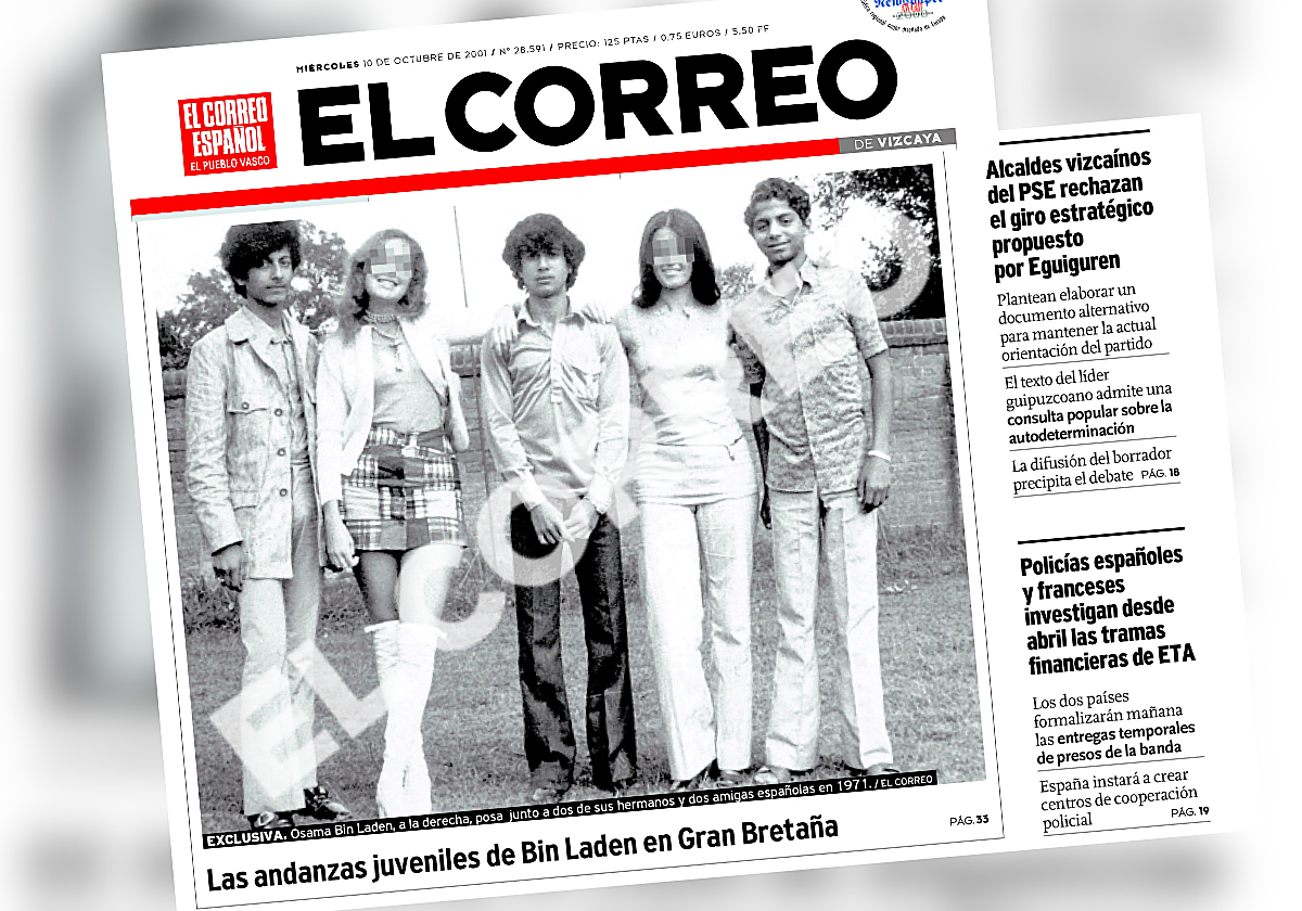 La portada de EL CORREO que dio la vuelta al mundo