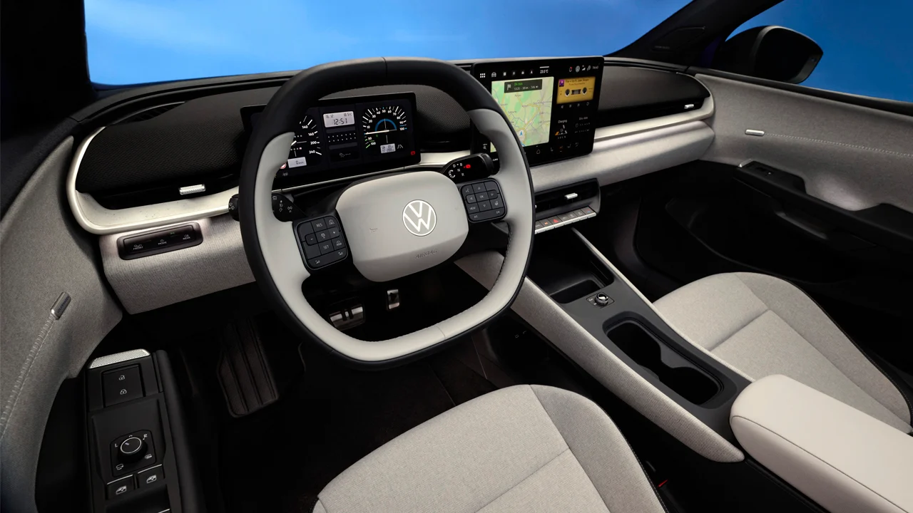 Volkswagen ya deja ver el interior del nuevo ID. Polo eléctrico, tecnológico y con guiños al pasado