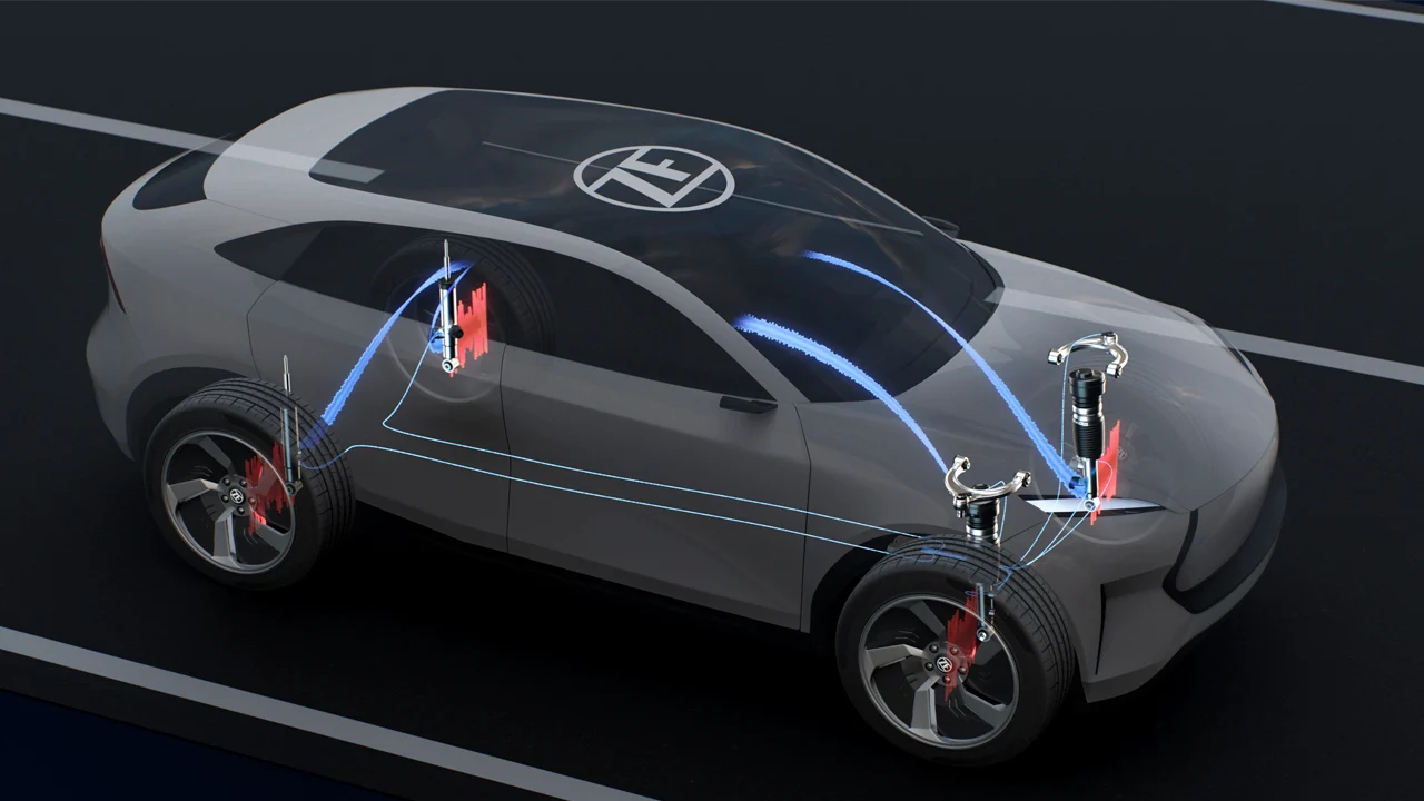 ZF presenta la tecnología que puede hacer desaparecer los ruidos del interior de los coches