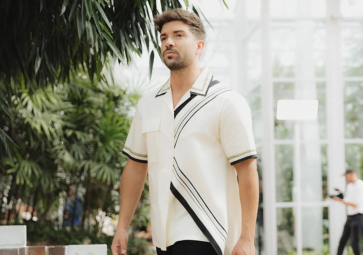 Pablo Alborán desfila en la Mercedes Benz Fashion Week Madrid