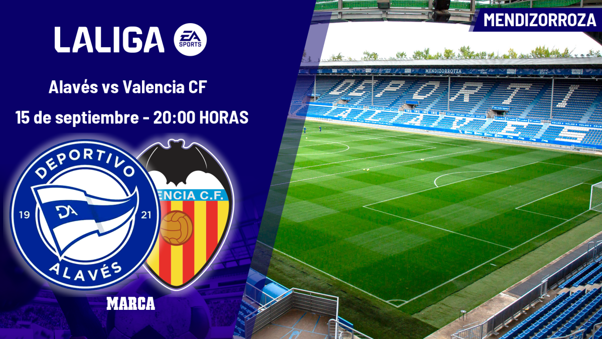 Alavés - Valencia: horario y dónde ver hoy en TV el partido de la jornada 6 de LaLiga EA Sports