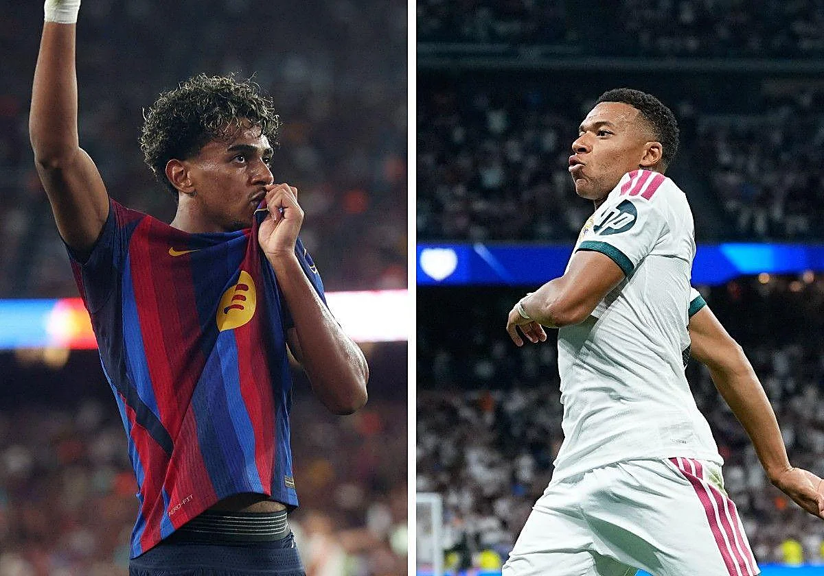 Lamine Yamal y Kylian Mbappé reeditan el pulso entre Leo Messi y Cristiano Ronaldo