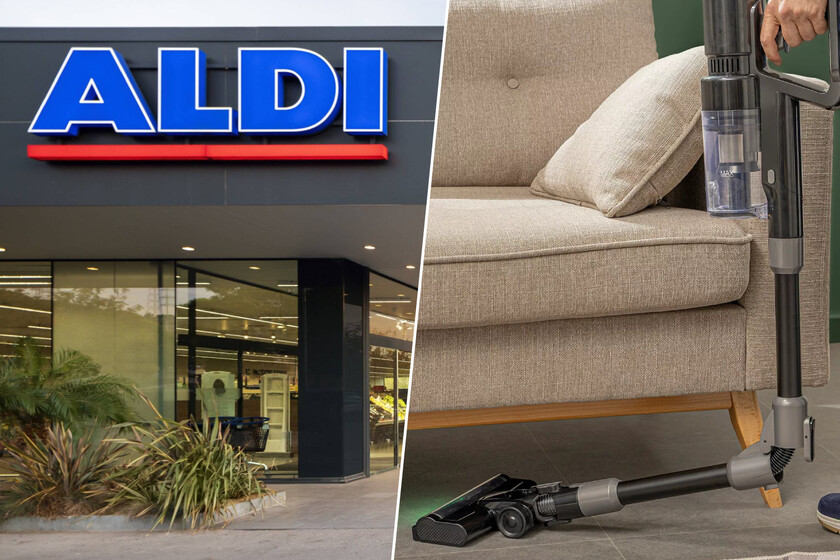Aldi lanza esta aspiradora sin cables por 59,99 euros el próximo sábado 19 de septiembre: con luz verde y varios accesorios