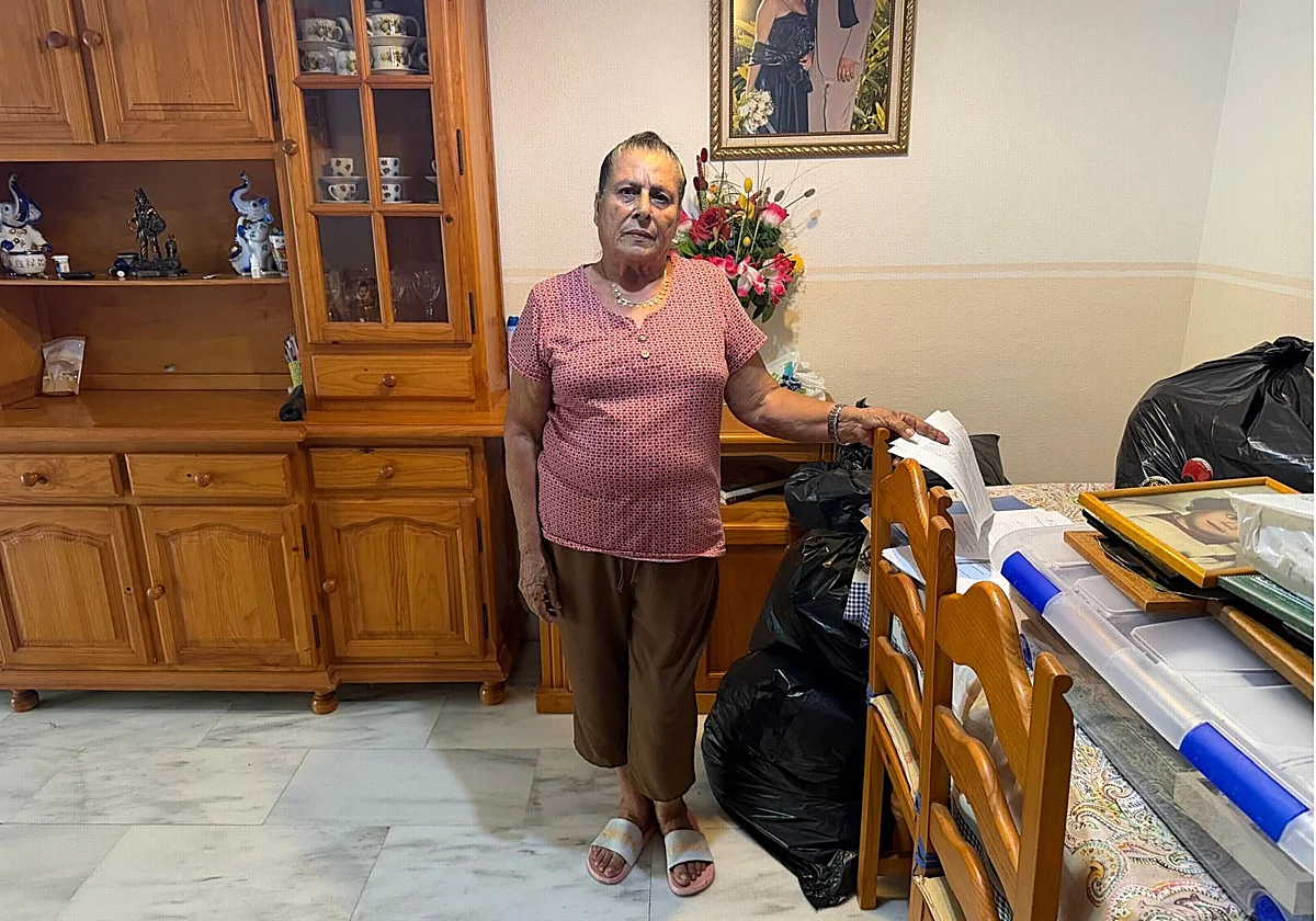 Francisca, 74 años, una expropiación y un desahucio: «No puedo expresar lo que siento»