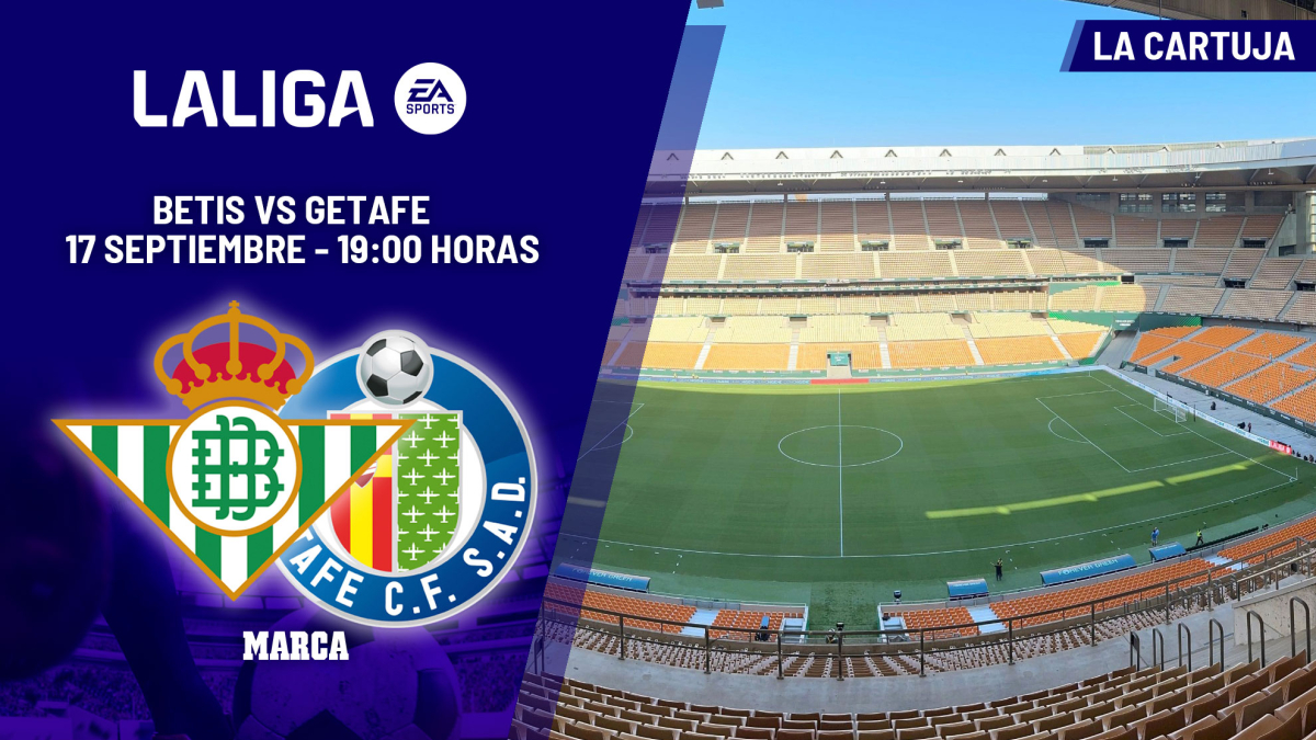A qué hora es el Betis - Getafe: horario y dónde ver hoy en TV y online el partido de LaLiga EA Sports